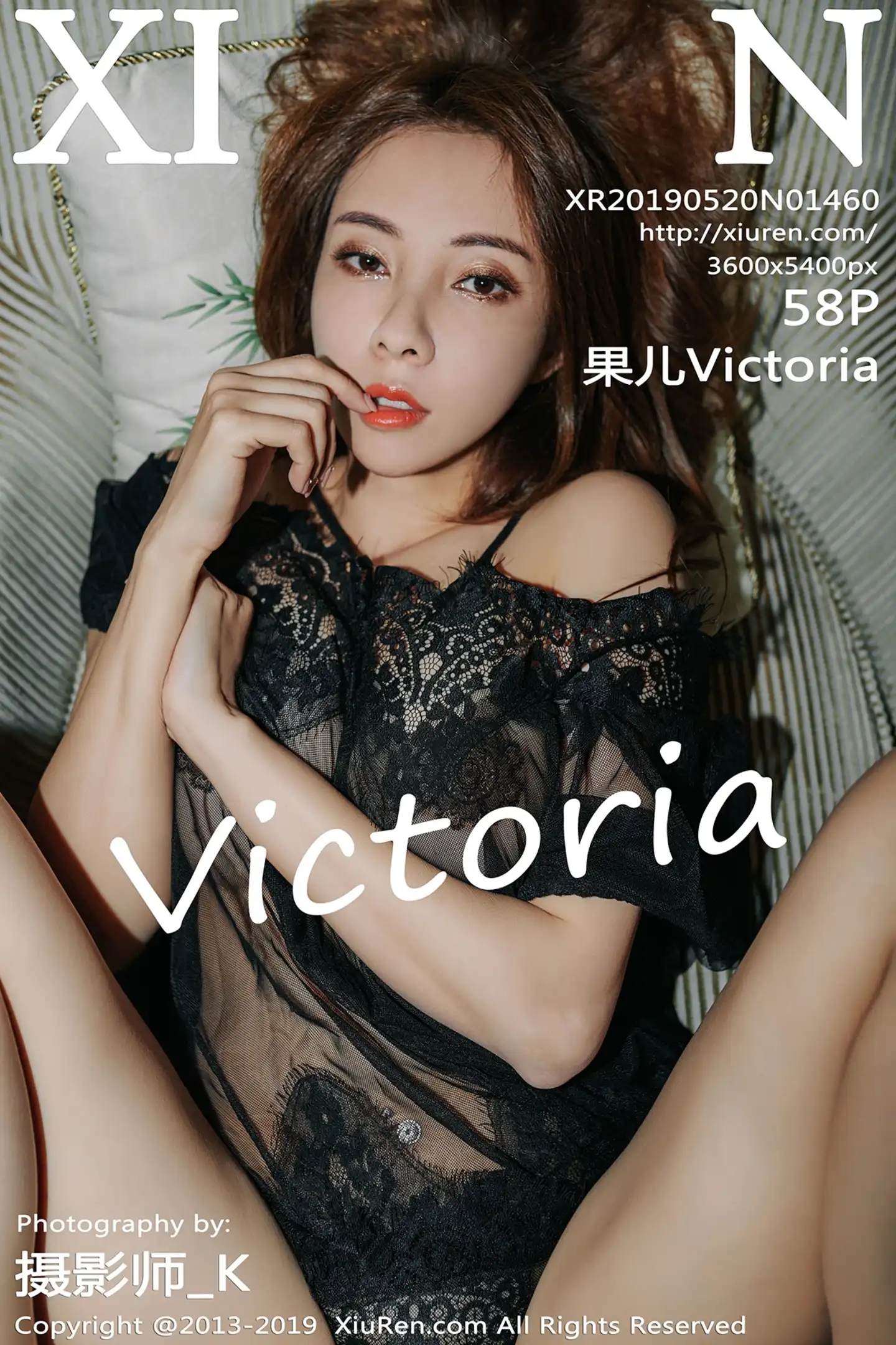 [XiuRen秀人网]No.1460_女神果儿Victoria私房黑色透视薄纱露豪乳遮点惹火诱惑写真58P-秀人网 - XiuRen.Xyz